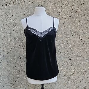 Soya Concept black velvet cami